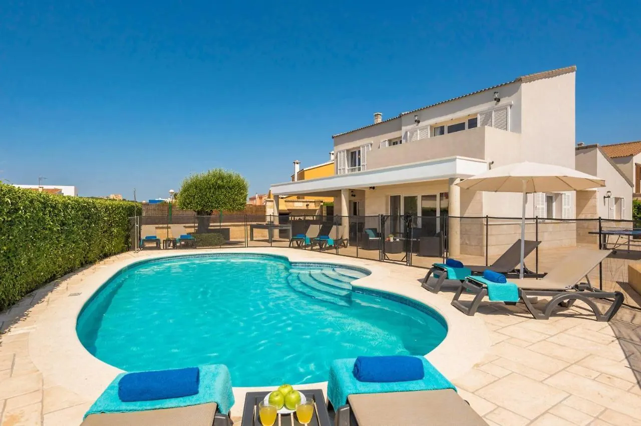 Gris 4 Bedroom Villa, Cala'N Forcat Cala'N Blanes